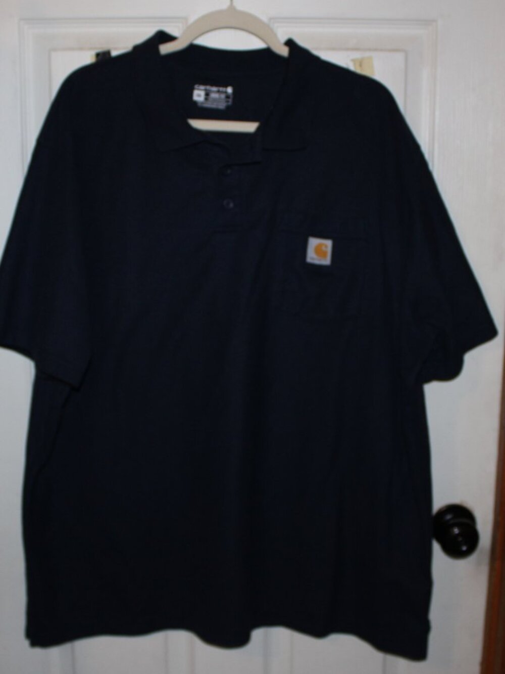 NWOT Men's loose-fit Carhartt polo shirt NICE size 2XL